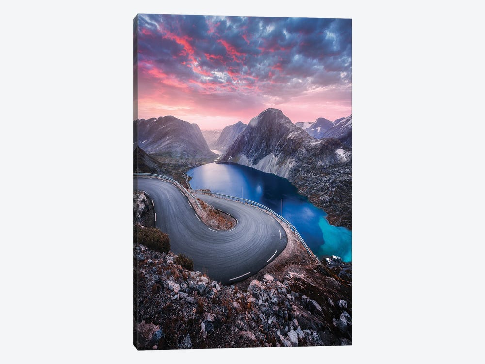 Mountain Road by Lauri Lohi 1-piece Canvas Artwork
