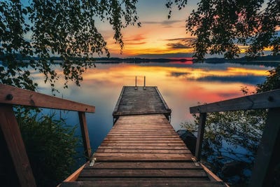 Between The Evening And Night by Lauri Lohi canvas print