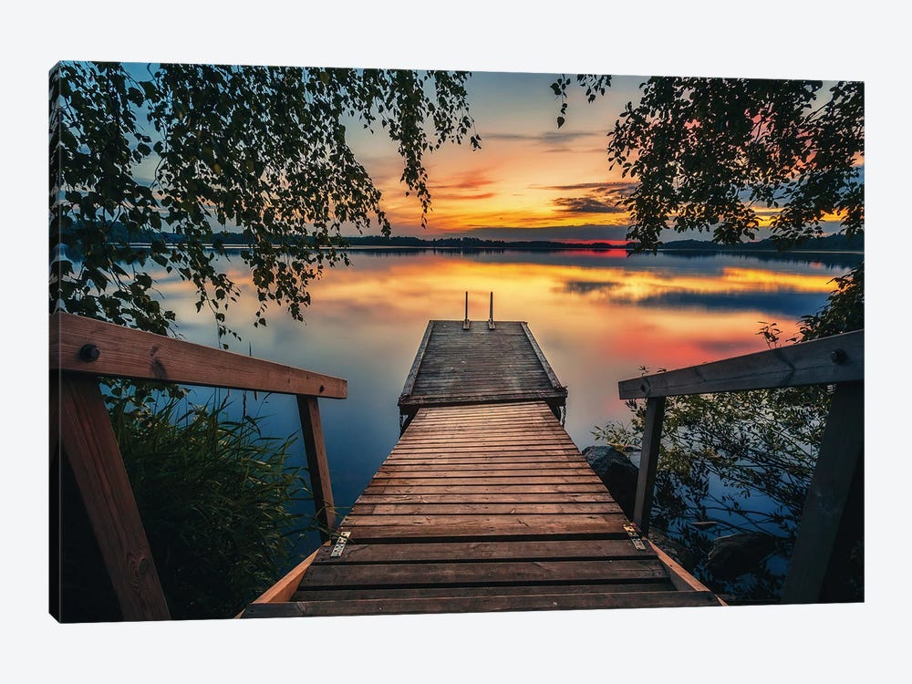 Between The Evening And Night by Lauri Lohi 1-piece Canvas Print