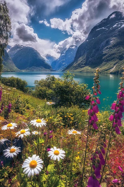 Lauri Lohi: Summerday At Lovatnet by Lauri Lohi