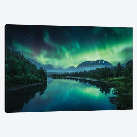 Magic Of The Night Canvas Print #LUR91} by Lauri Lohi Canvas Artwork