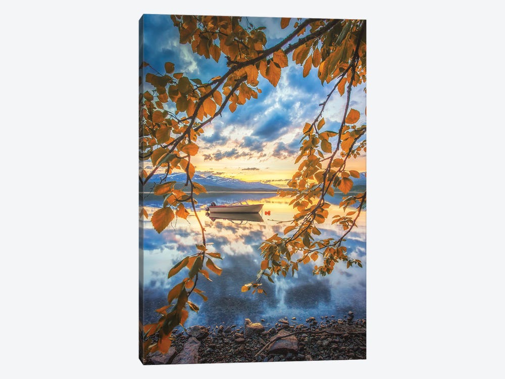 Midnight Sunset In Central Norway by Lauri Lohi 1-piece Art Print