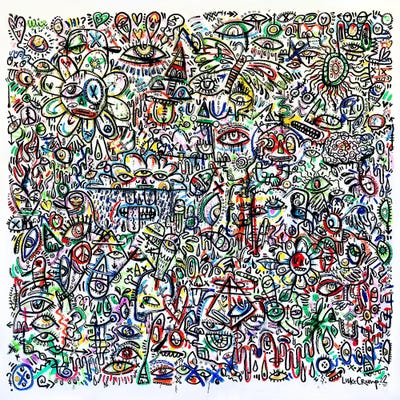 Brainwashed by Luke Crump metal wall art