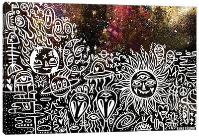 Cosmic Coincidence Canvas Art Print - Luke Crump