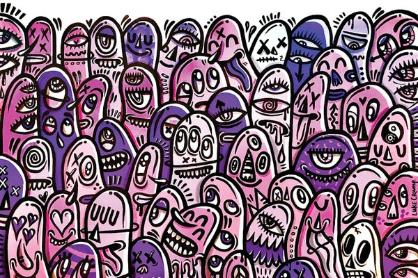 Monsters: Crazy Crowd by Luke Crump
