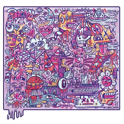 Violet Vibes by Luke Crump gallery poster