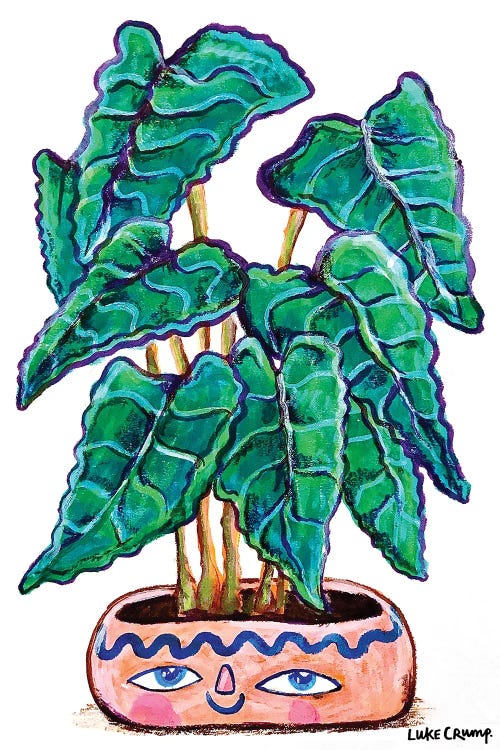 Alocasia by Luke Crump wall art
