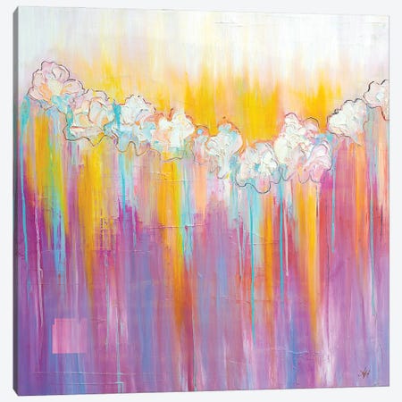 Spring Blossoming Canvas Print #LUV22} by Larissa Uvarova Art Print