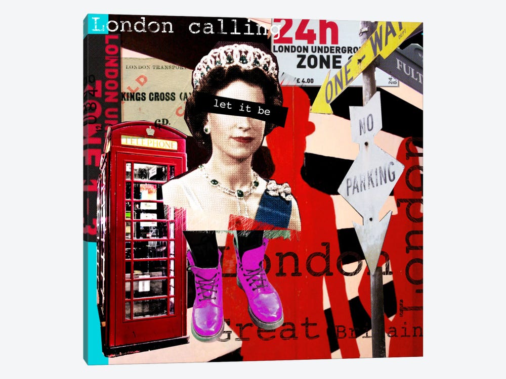 London #51 by Luz Graphics 1-piece Canvas Wall Art