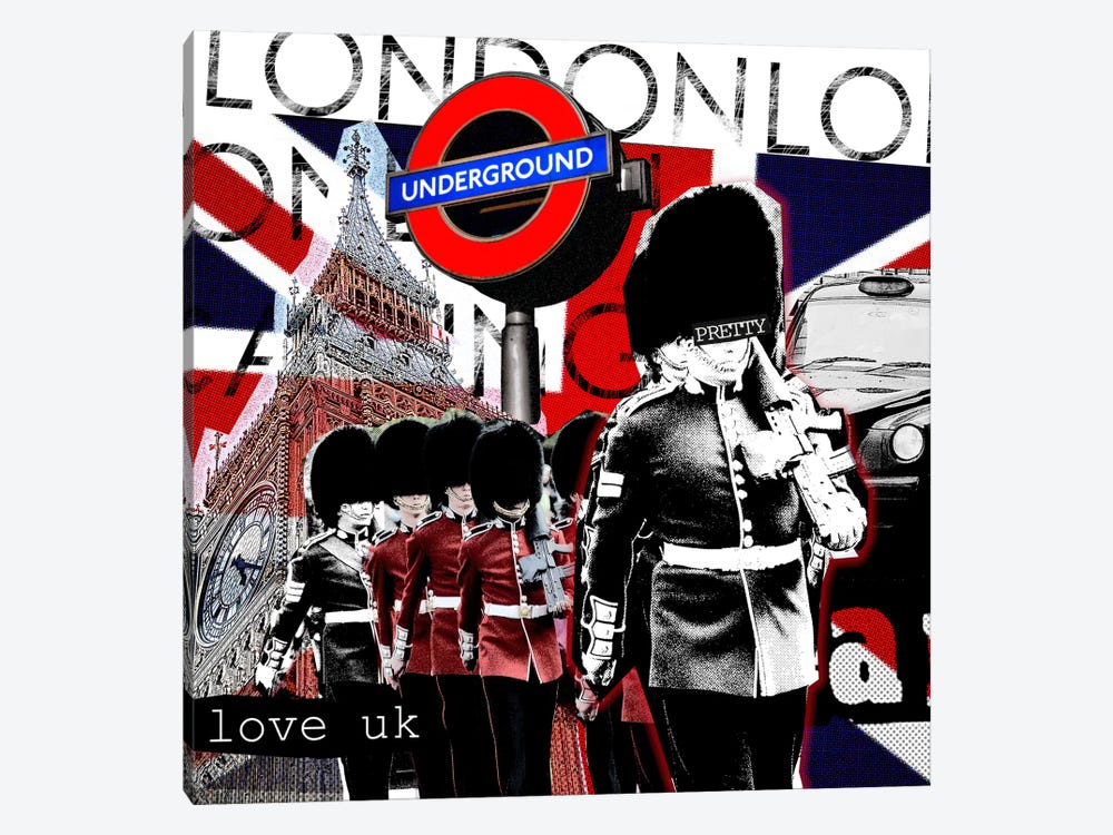 London #2 by Luz Graphics 1-piece Canvas Art