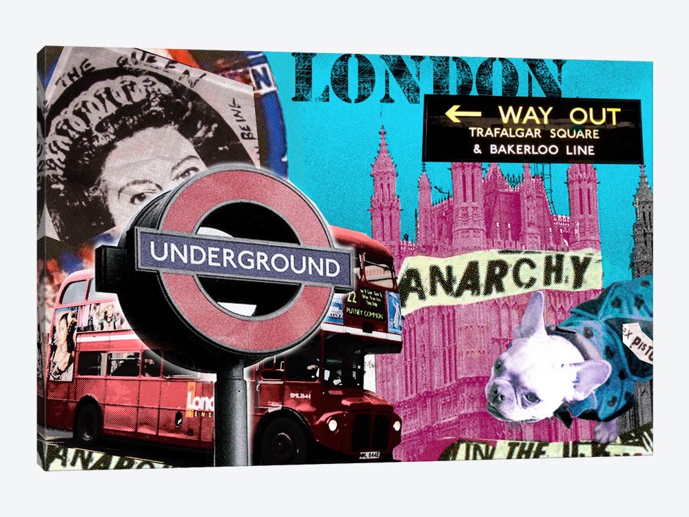 London #1 by Luz Graphics 1-piece Canvas Artwork