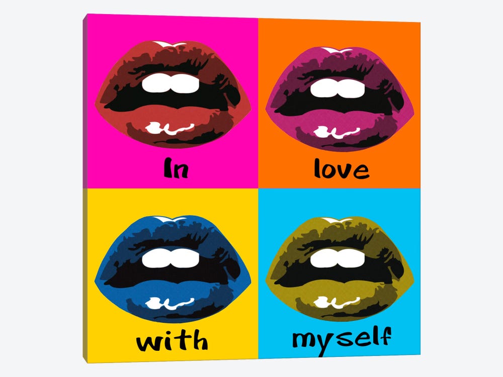 In Love With Myself by Luz Graphics 1-piece Canvas Art Print