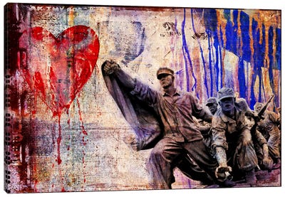 In the Name of Love Canvas Art Print - Love Art