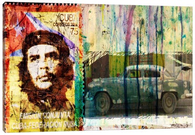 Correos #75 Canvas Art Print - Che Guevara