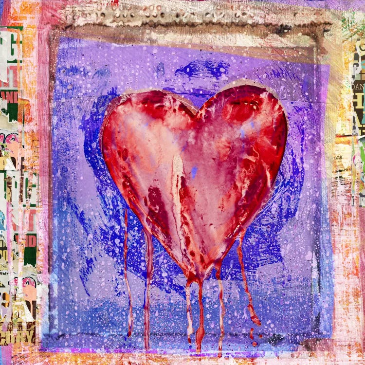 Bleeding Heart by Luz Graphics wall art