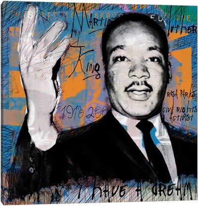 I Have A Dream Canvas Art Print - Political Statement