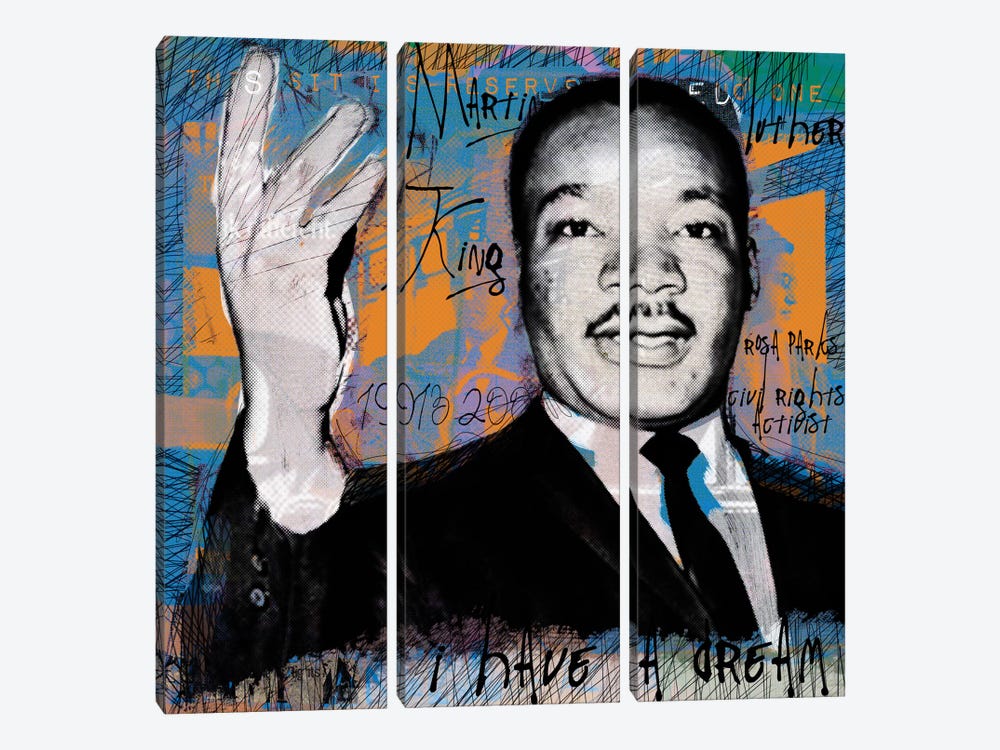 I Have A Dream by Luz Graphics 3-piece Canvas Art