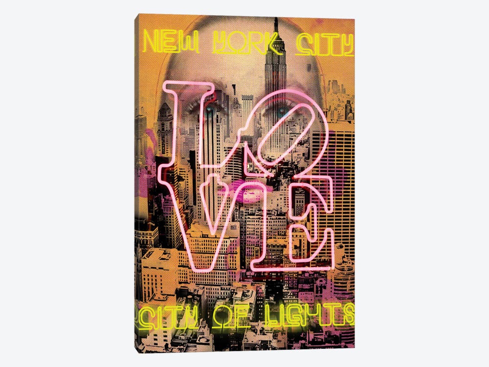 New York Eyes by Luz Graphics 1-piece Canvas Print