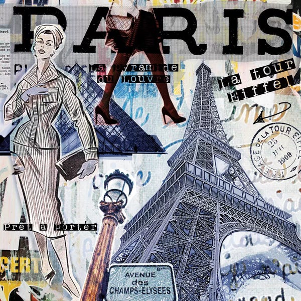 Historical Fashion: Paris Sights & Fashions by Luz Graphics