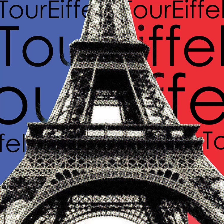 Tour Eiffel by Luz Graphics wall art