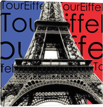 Tour Eiffel Canvas Art Print - Luz Graphics