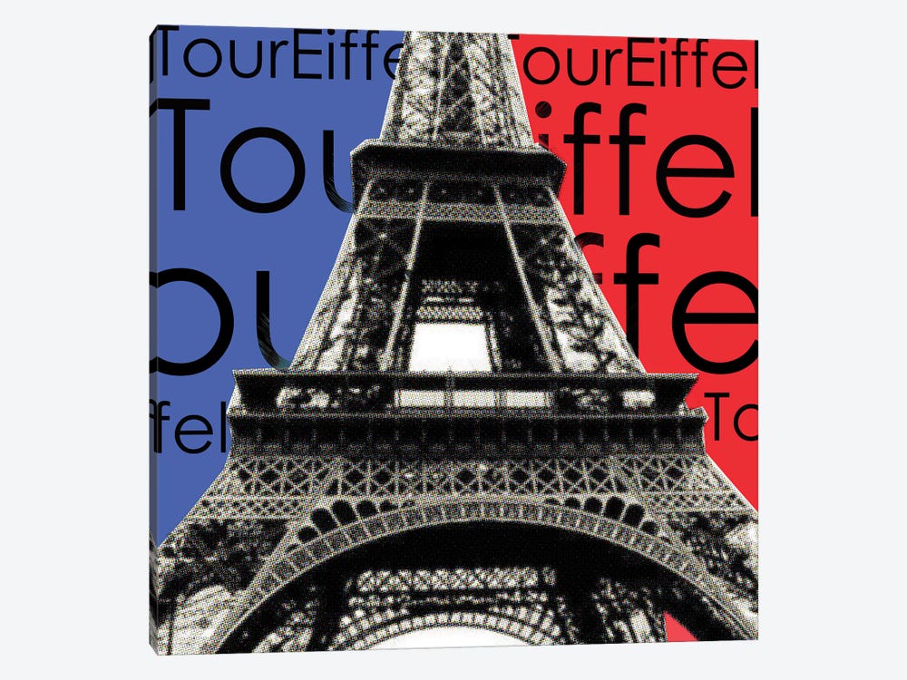 Tour Eiffel by Luz Graphics 1-piece Canvas Print