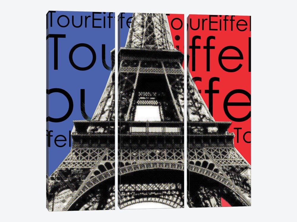 Tour Eiffel by Luz Graphics 3-piece Art Print