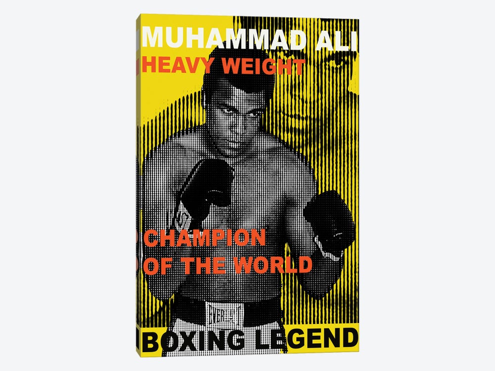 The Boxing Legend by Luz Graphics 1-piece Canvas Artwork