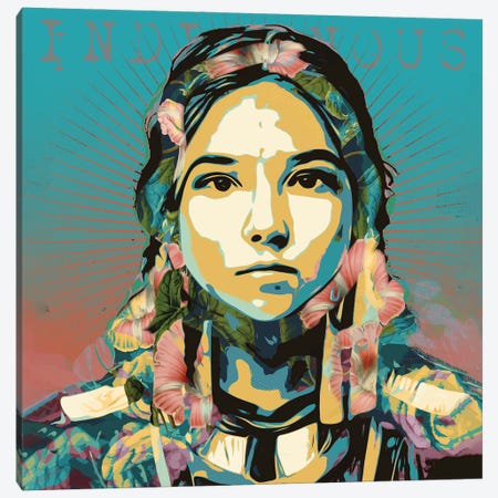 Indigenous Canvas Print #LUZ93} by Luz Graphics Canvas Wall Art