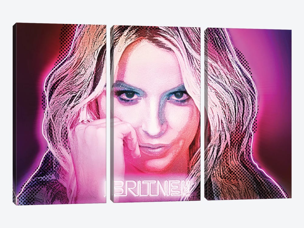 Britney's Glow by Luz Graphics 3-piece Art Print