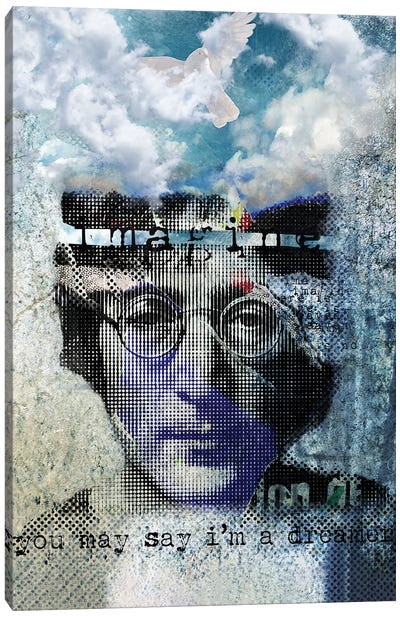 Dreamer Canvas Art Print - John Lennon