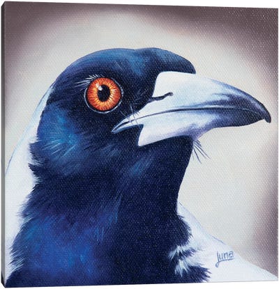 Speak No Evil Canvas Art Print - Crow Art