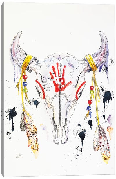 Standing Rock Solidarity Canvas Art Print - Luna Vermeulen