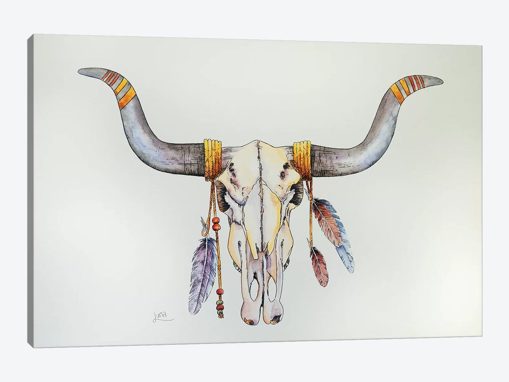 Cherokee Dreaming by Luna Vermeulen 1-piece Canvas Print