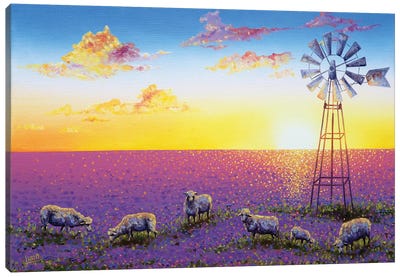 Spring In My Step Canvas Art Print