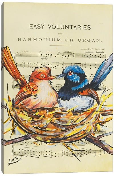 Harmonium Canvas Art Print - Luna Vermeulen