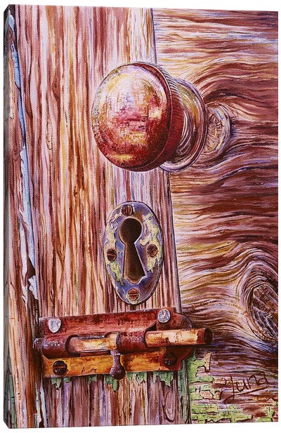 Knock Knock Canvas Art Print - Luna Vermeulen