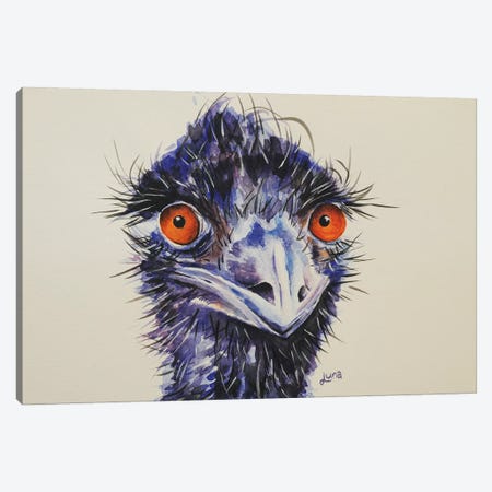 Beaky Too Canvas Print #LVE5} by Luna Vermeulen Art Print