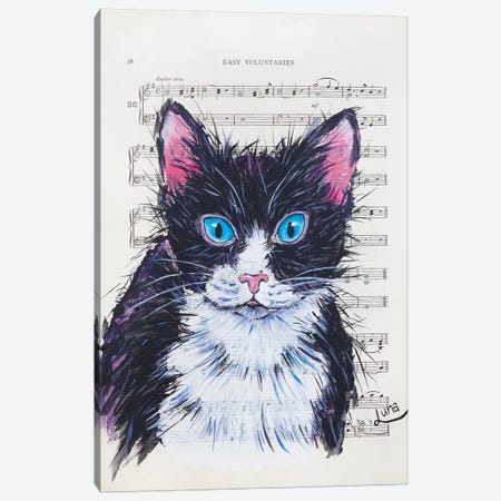 Meow Canvas Print #LVE71} by Luna Vermeulen Canvas Art Print