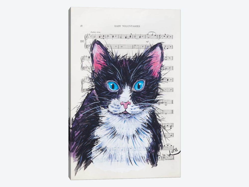 Meow by Luna Vermeulen 1-piece Canvas Artwork