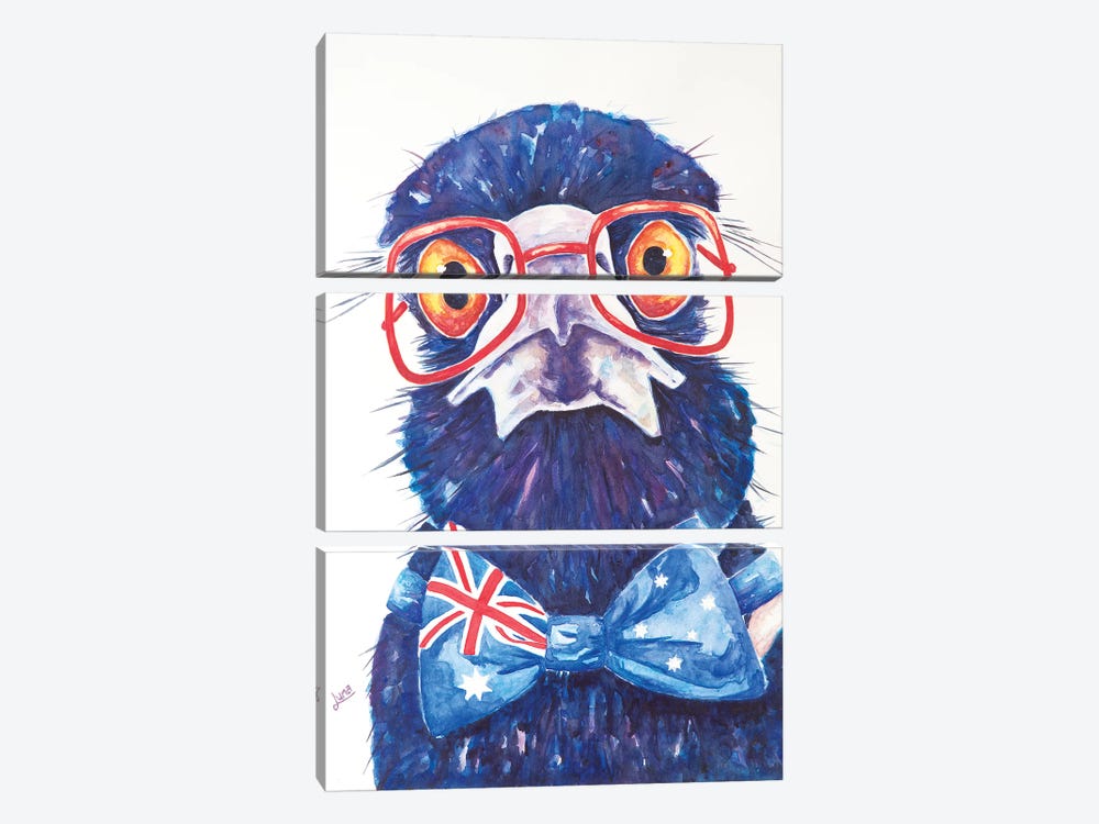 Mr Australia by Luna Vermeulen 3-piece Canvas Print