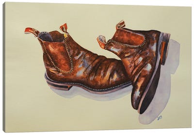 Boot Scoot Canvas Art Print - Luna Vermeulen