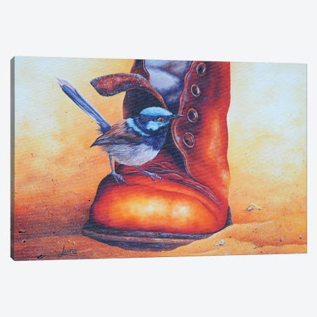 Boot Scootin Canvas Print #LVE9} by Luna Vermeulen Canvas Artwork