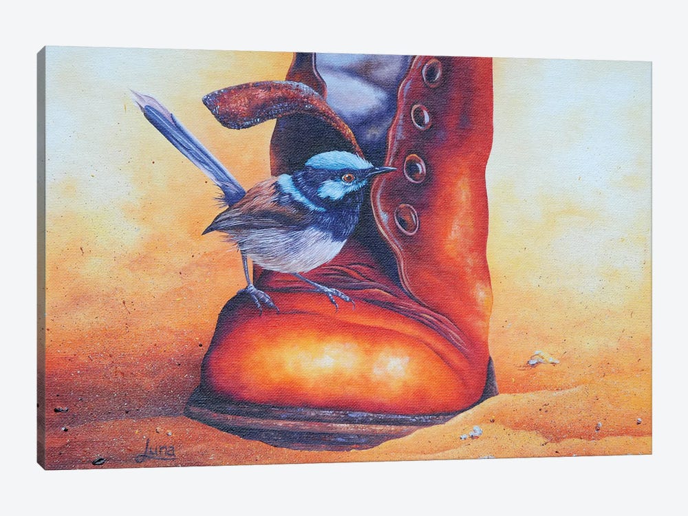 Boot Scootin by Luna Vermeulen 1-piece Art Print