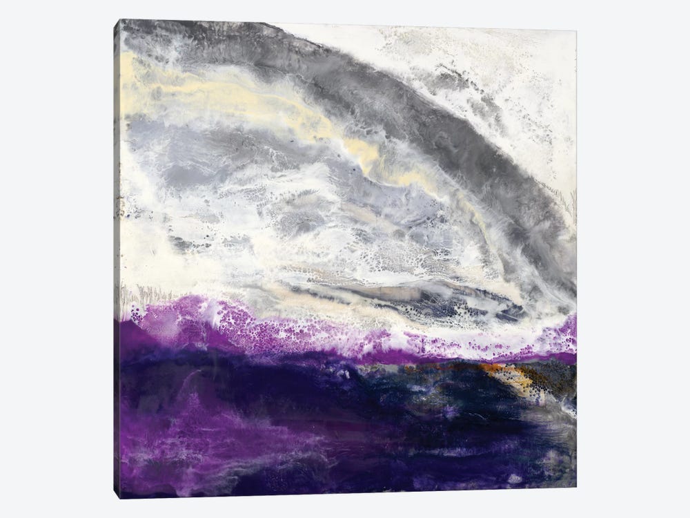 Purple Hill by Laura Van Horne 1-piece Canvas Artwork