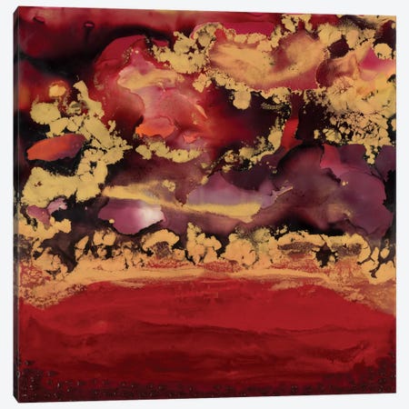 Redscape Canvas Print #LVH19} by Laura Van Horne Canvas Art