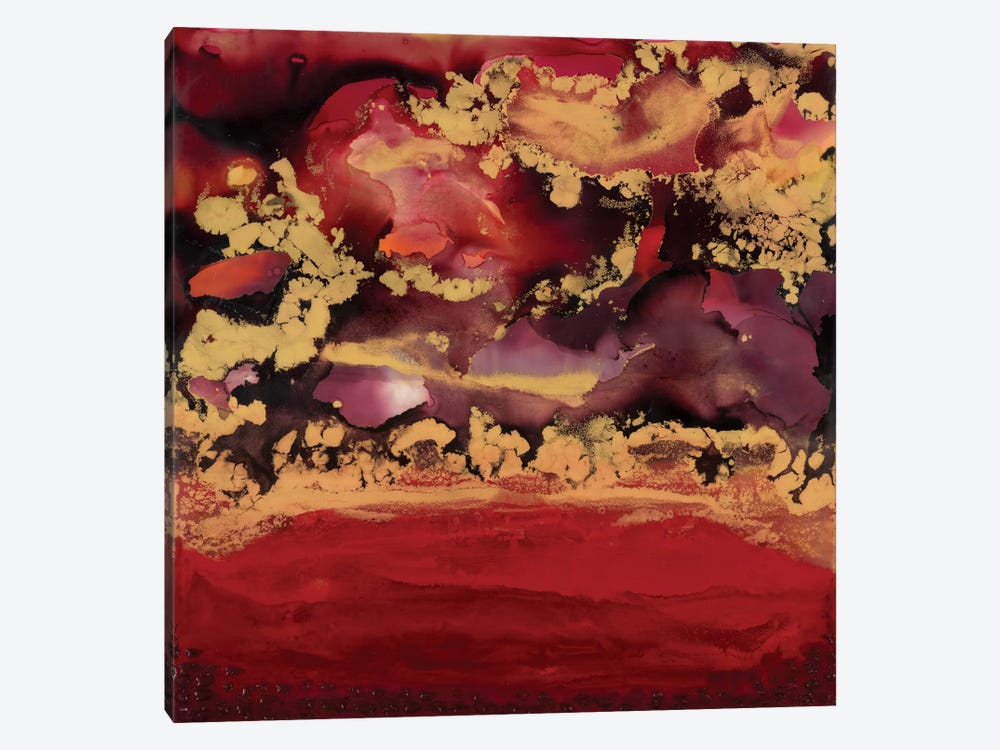 Redscape by Laura Van Horne 1-piece Canvas Print