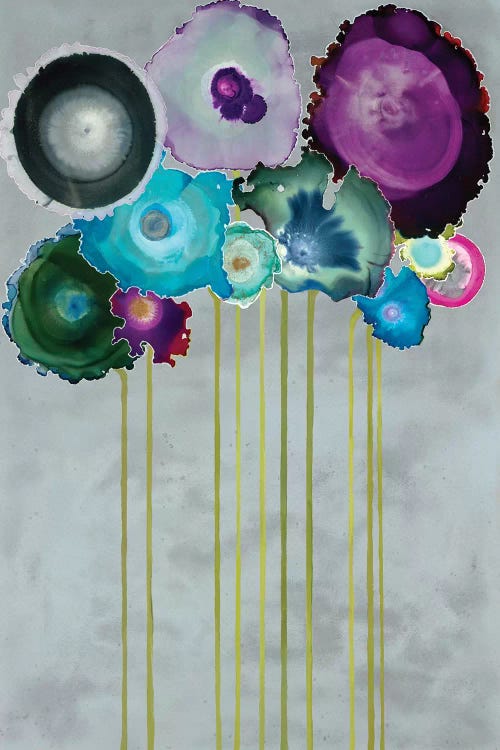 Silver Bouquet by Laura Van Horne canvas print
