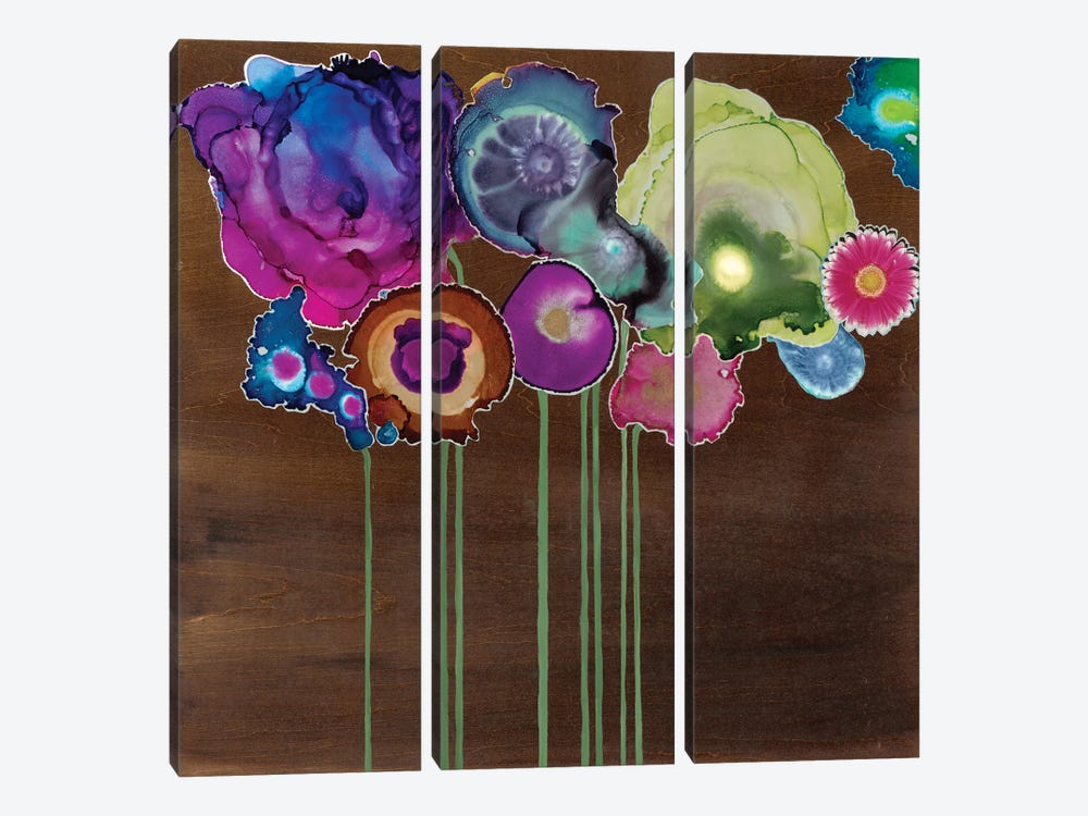 Spring Bouquet II by Laura Van Horne 3-piece Canvas Wall Art