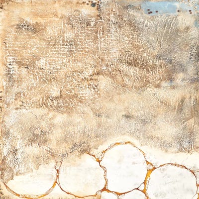 White Texture by Laura Van Horne canvas print